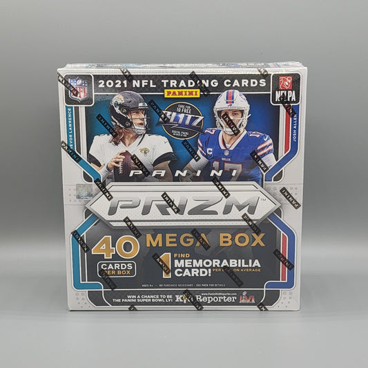 2021 Panini Prizm Football Mega [Silver & Neon Green Pulsar Prizms]