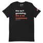 INVESTING, NOT GAMBLING Tee (Limited Edition)