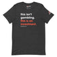INVESTING, NOT GAMBLING Tee (Limited Edition)